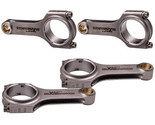 4x EN24 Forged Connecting Rods &amp; ARP 2000 Bolts for Honda K20 K20A2 K20Z... - $332.40