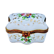 Peint Main Limoges Porcelain Box France - $98.95