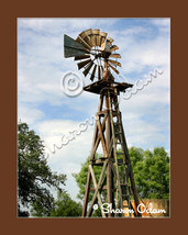 Rustic Wooden Windmill - WM0039C - Fine Art Photography - £14.06 GBP