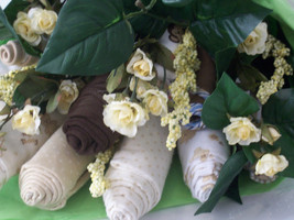 Bundle of Roses For A Baby Shower For a Boy, Gift Sets - $150.95