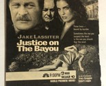 Jake Lassitor Justice On The Bayou TV Guide Print Ad Gerald MacRaney TPA7 - £4.72 GBP