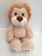 Kellytoy Lion Plush Stuffed Animal Tan Textured Fur Glitter Eyes  - £23.73 GBP