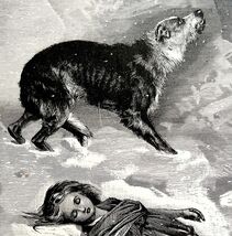 Boy With Dog 1888 Victorian Religious Book Antique 1st Edition Art Print... - $21.09 CAD