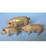 Miniature Bone China Pig Family set by Ortagiri - £6.57 GBP