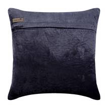 Gray Crystals Peacock Feather 16&quot;x16&quot; Velvet Pillowcase, Peacock Bliss - £25.69 GBP+