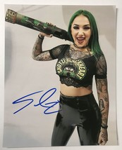 Shotzi Blackheart Autographed WWE Glossy 8x10 Photo - £39.22 GBP