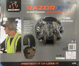 walker razor X-trm electronic earmuffs Low Profile Hearing Proteccion - £41.01 GBP