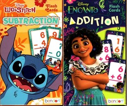 Disney Lilo &amp; Stitch &amp; Encanto -  Subtraction &amp; Addition - 36  Flash Cards Set - £14.00 GBP