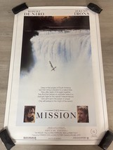“The Mission” Original Movie Poster Video Release Promo Folded 27x41 CV - $13.42