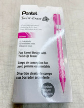 NEW Pentel 12-PACK Twist-Erase UP 0.7mm PINK Automatic Mechanical Pencil QE107P - £11.61 GBP