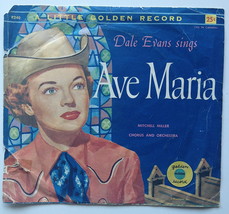 Roy Rogers / Dale Evans - The Lord&#39;s Prayer / Ave Maria  6&#39; 78 RPM Colored Vinyl - £25.91 GBP