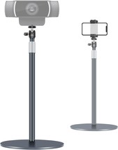 Nycetek Webcam Stand, Light Stand Tripod With 360° Rotatable Ballhead, Youtube. - £33.38 GBP
