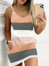Sleeveless Solid Slip Cami Dress Summer Casual Spaghetti Strap Color Blo... - £48.73 GBP