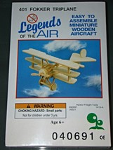 Legends Of The Air   Fokker Triplane (Miniature Wooden Aircraft) - £12.78 GBP