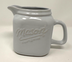 Mason Craft Creamer Small Pitcher Pourer with Spout White Ceramic Cream - £10.31 GBP