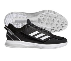 new men&#39;s size 9 Adidas Icon 7 Turf Baseball Shoe&#39;s S23711 Black White BSBL - £48.58 GBP