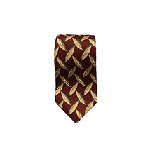 Roundtree &amp; Yorke Tie Burgundy Floral 100% Silk 57&quot;L X 3.75&quot;W Necktie Mens - $11.63