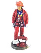 FRENCH FIREMAN 2002 ,1/32 EDICOLA FIGURES ,HAND PAINTED,DELPRADO,COLLECT... - $33.02