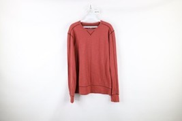 Vintage Gap Mens Medium Faded Blank Thermal Waffle Knit Long Sleeve T-Shirt Red - £27.14 GBP