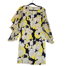 CB Est 1962 Womens Small Mini Dress Shift Floral Stretch Flowy Boho Cott... - $193.73 MXN