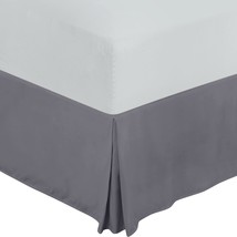Utopia Bedding King Bed Skirt - Soft Quadruple Pleated - Fit - £16.82 GBP