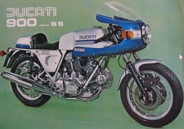 1976 Ducati 900 SS Squarecase Type 1 Motorcycle Sheet Brochure, Original Desmo - £30.33 GBP