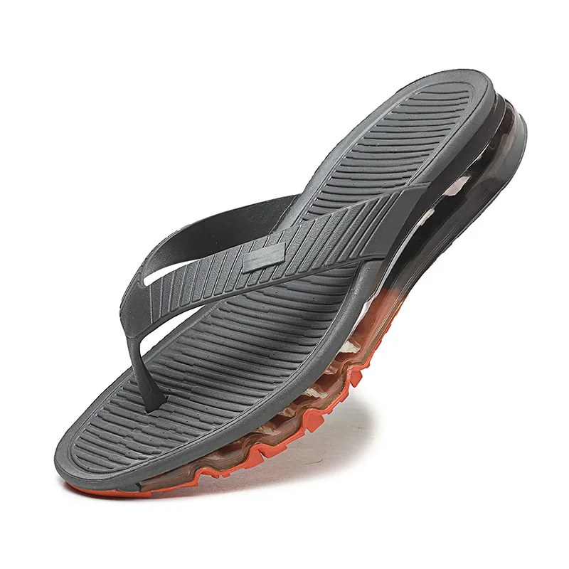 New Men Sandals Summer Person Flops Air Cushion Slippers Beach Non-slip Soft Cas - £188.14 GBP