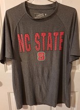 NC State Wolfpack T Shirt Campus Heritage Grey Size M Polyester Very Goo... - $4.89
