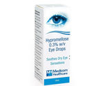 Hypromellose 0.3% Eye Drops Artificial Tears For Dry Eyes 10ml x 6 - £13.90 GBP