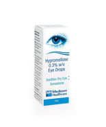 Hypromellose 0.3% Eye Drops Artificial Tears For Dry Eyes 10ml x 6 - £14.03 GBP