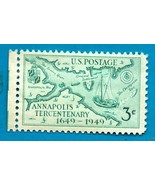 Mint Postage Stamp Annapolis Tercentenary 3 cent (1949) Scott Cat# 984 - $2.99