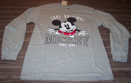Walt Disney Mickey Mouse Since 1928 Long Sleeve T-Shirt Mens Small New w/ Tag - £19.75 GBP