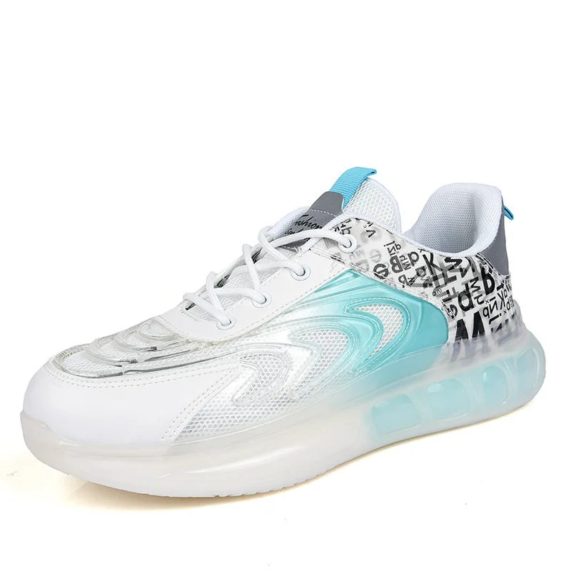 Men&#39;s  running shoes large new popcorn transparent bottom   men shoes  shoes ten - £175.80 GBP