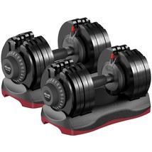 Adjustable Dumbbell Set 44Lbs Pair/ 66Lbs Pair Dumbbell Free Weights Dum... - £729.19 GBP