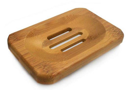 Bamboo Soap Dish- Clear Coated with Rubber Feet- Eco-Friendly! - $8.50
