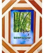 Bamboo Picture/Photo Frame 2-Tone 5&quot; x7&quot; Beautiful! - £11.99 GBP