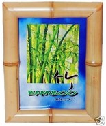 Bamboo 5&quot; x 7&quot; Photo/Picture 1&quot; Thick Frame-Natural Blonde Color - £12.78 GBP