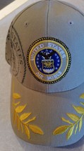 US Air Force emblem &amp; shadow on a Tan ball cap  - £15.96 GBP
