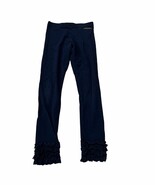 Matilda Jane Girls Ruffle Leggings Size 10 Dark Blue Small Hole - $211.32 MXN