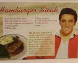 Elvis Presley Postcard Hamburger Steak Recipe Memphis Tennessee  - $3.46