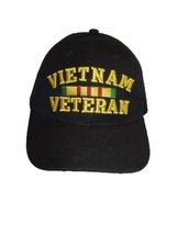 RFCO Vietnam Vet Veteran Black Embroidered Ball Cap Hat - £7.62 GBP