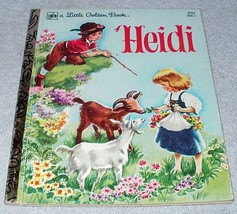 Heidi 308-1 Vintage Childrens Little Golden Book  - £4.71 GBP