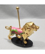 Franklin Mint Multi-Colored Carousel Lion 24K Gold Majestic Menagerie Fi... - $459.14 MXN