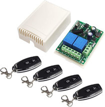 110V 120V 220V Wireless RF Remote Control Relay Switch Universal 2-Chan - $850.30 MXN