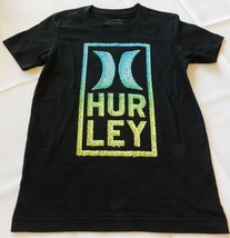 Hurley Boy's Youth Short Sleeve Cotton T Shirt Black Size M 10-12 Years NWOT - $18.01