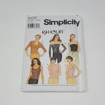 Simplicity 8939 2 Hour Sewing Pattern Vintage Size 4 6 8 10 Camisole Tupe Top DD - £12.43 GBP