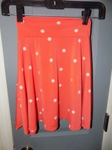 Lularoe Azure Multi-Color Polka Dot Skirt Size 6 Girl&#39;s NWOT - £16.72 GBP
