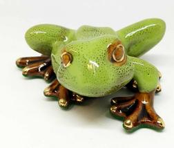 Golden Pond Collection Green Baby Frog Figurine (C) - £31.87 GBP