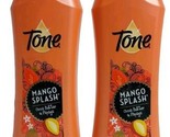 2X Tone Mango Splash Cocoa Butter &amp; Papaya Moisturizing Body Wash 16 Oz.... - £15.68 GBP