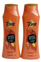 2X Tone Mango Splash Cocoa Butter & Papaya Moisturizing Body Wash 16 Oz. Each  - £15.62 GBP